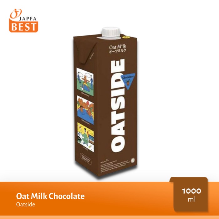

[NEW] Oatside Oat Milk Chocolate / Susu Gandum Coklat 1 L