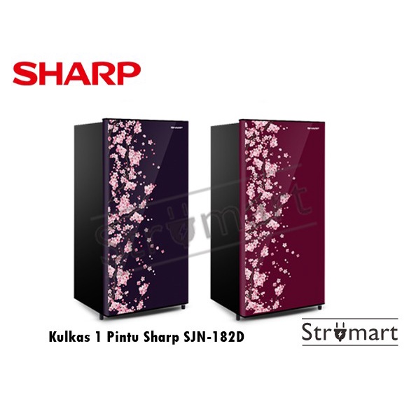 Kulkas 1 Pintu Sharp SJ-N182D VR/VB/DS