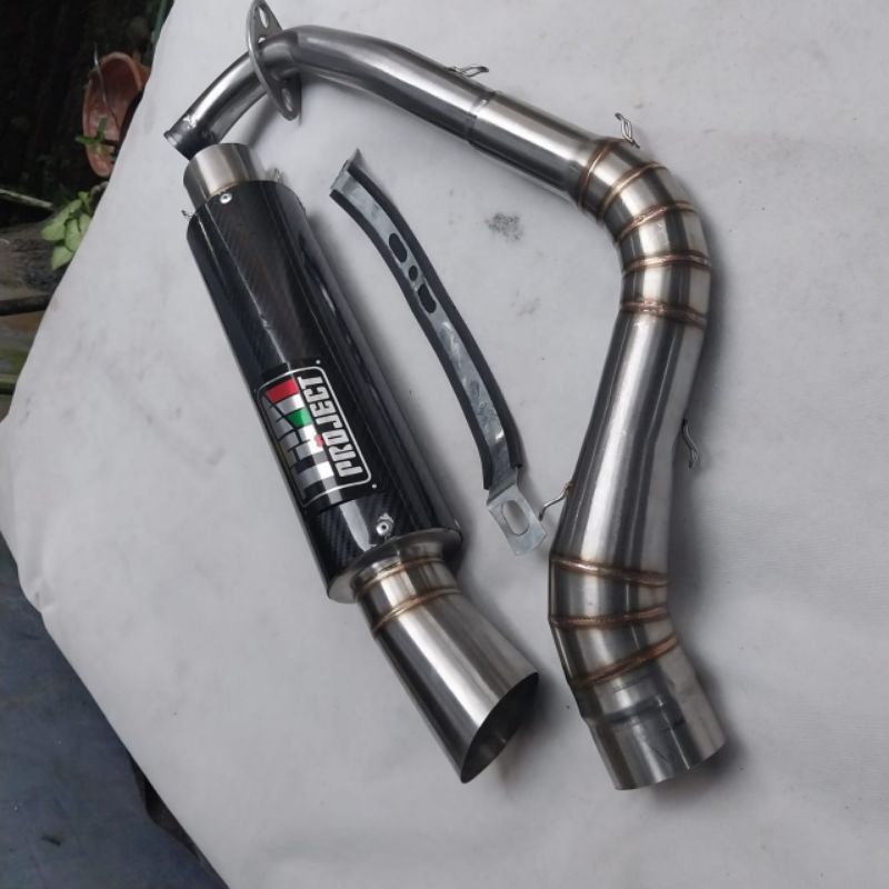 Knalpot Tzm Project  Cha Carbon