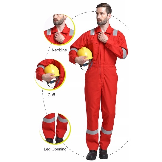 Wearpack Coverall Nomex Dupont III A 4,5 OZ Anti Api