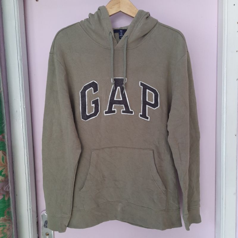 hoodie gap olive green second