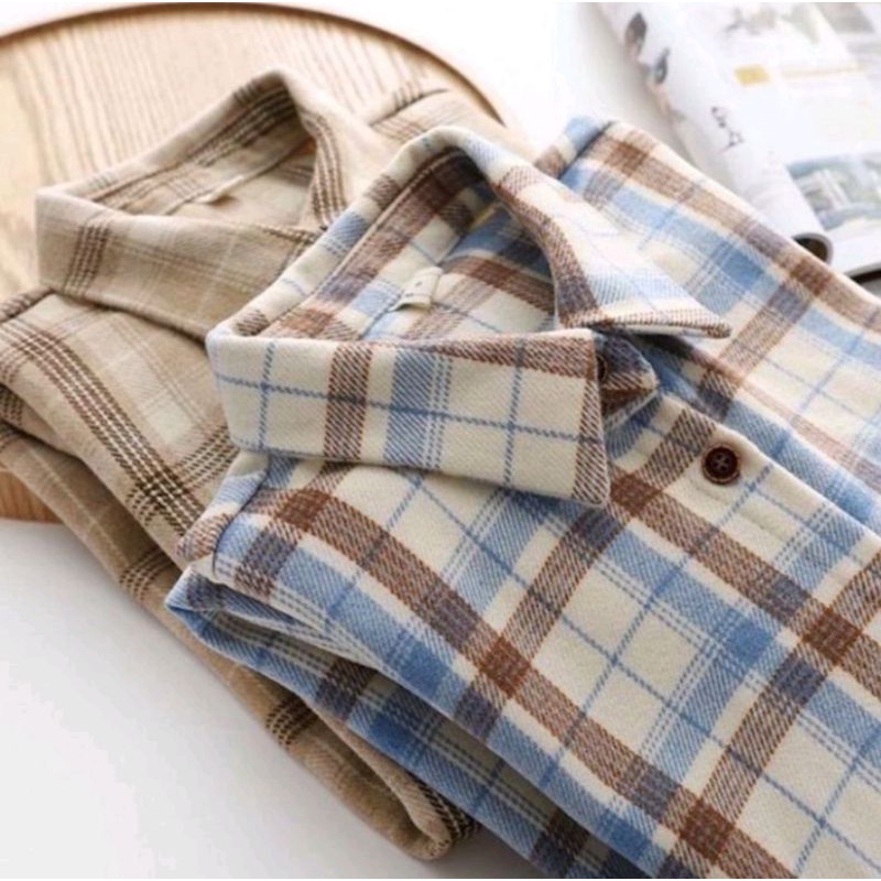 KEMEJA OVERSIZE / KEMEJA FLANEL / KEMEJA WANITA / KEMEJA PRIA / KEMEJA KOREA / OVERSIZE / OVERSIZE S