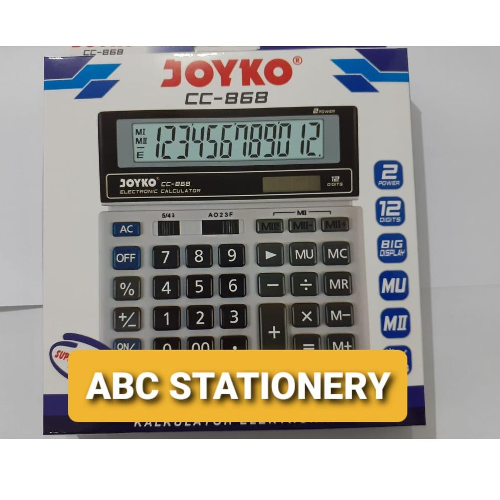 

(V-E1E)(♫♪) Kalkulator Joyko besar CC-868 paling laris