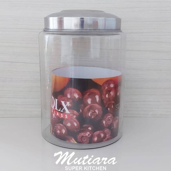 Toples Asinan Toples Kerupuk Toples Kaca Jumbo DLX 8L