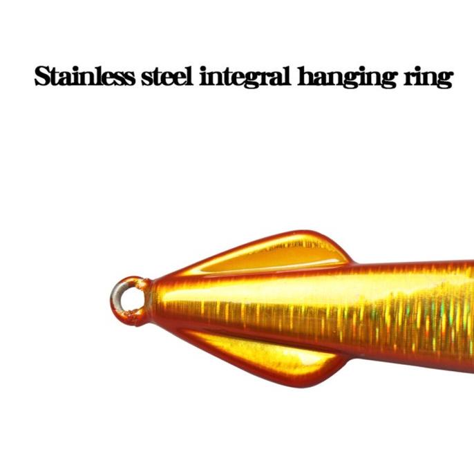 HiQueen Umpan Pancing Laut Super Terang, Umpan Datar Pelat Besi