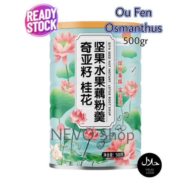 

Ready Ou Fen Osmanthus 500gr Lotus Root Powder Bubuk Akar Teratai