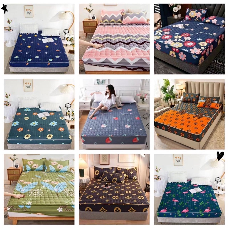 Sprei waterproof 180x200 / seprei waterproof anti ompol