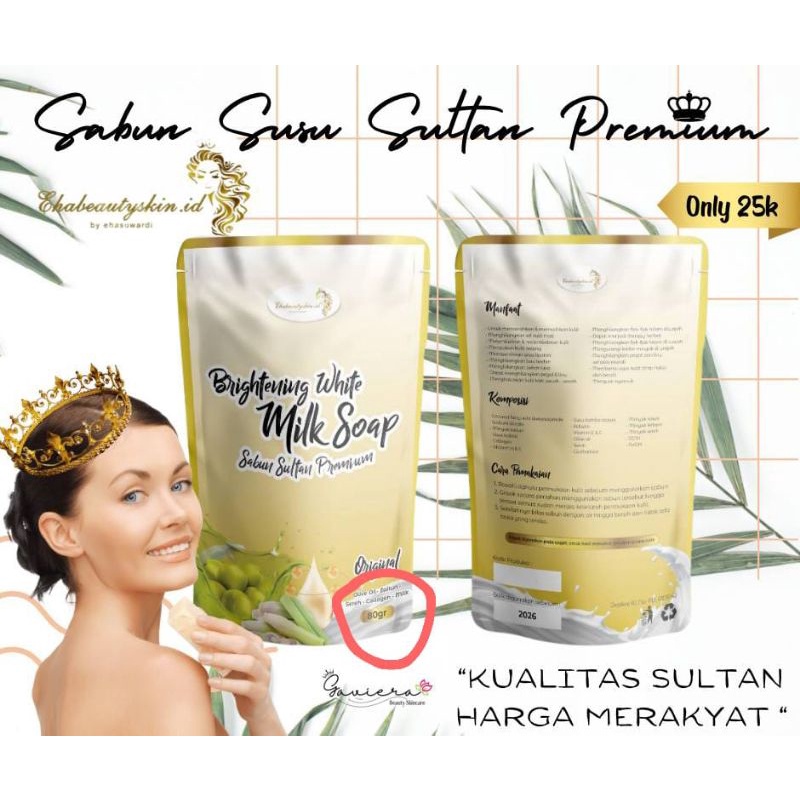 viral sabun sultan premium ehabeautyskin sabun susu pemutih