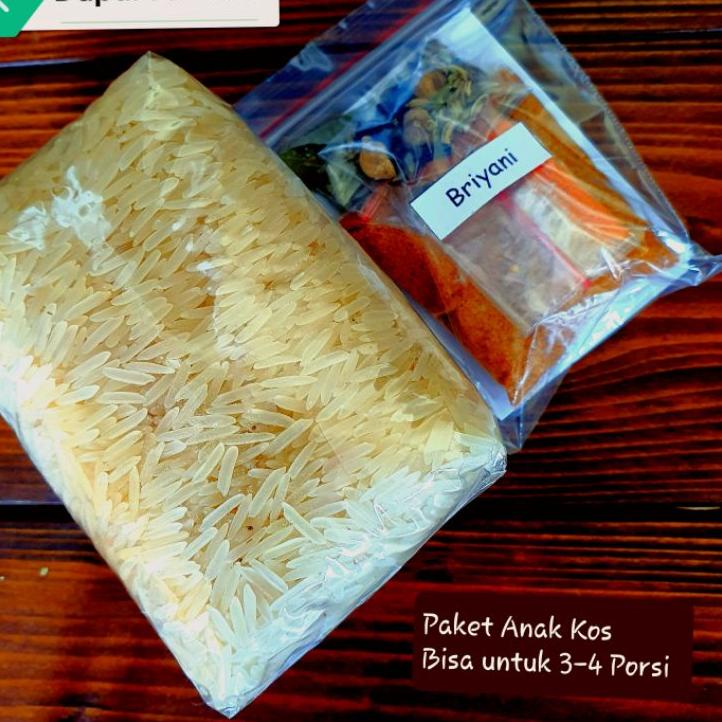 

⚡TOK SIAP 【COD Basmati Nasi Briyani, Mandhi Kebuli dan Kabsah Instan (PAKET ANAK KOS)