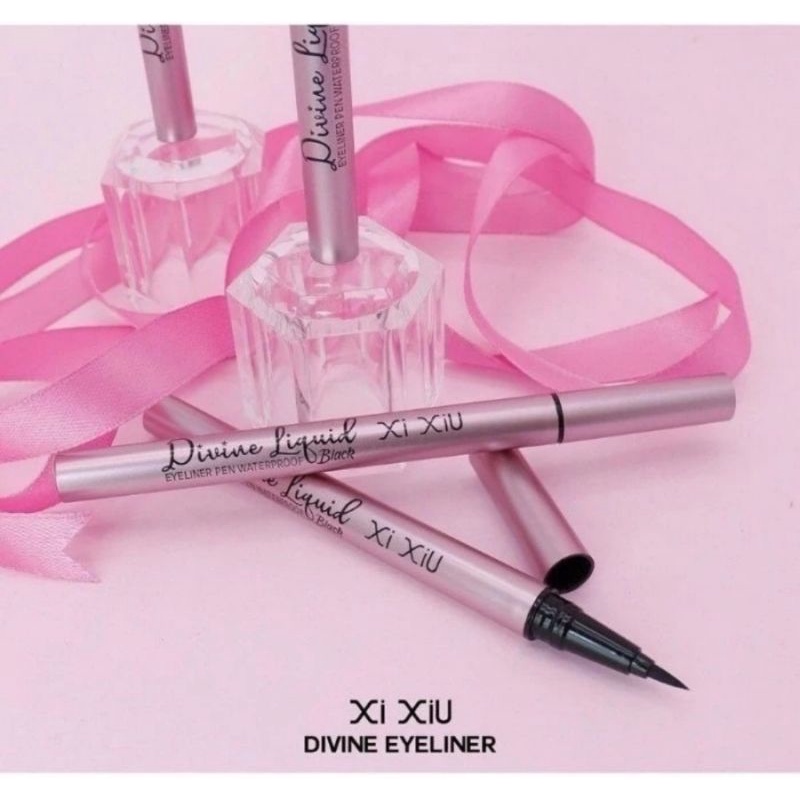 Eyeliner Pen Spidol Xiu Xiu Waterproof//Xiu Xiu Divine Liquid Eyeliner Pen Waterproof