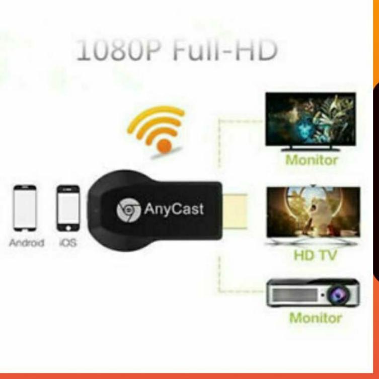 TERBAIK [COD] ALAT PENYAMBUNG HP KE TV / HDMI DONGLE ANYCAST HDMI DONGEL ANYCASH WIFI MIRACAST TV / 