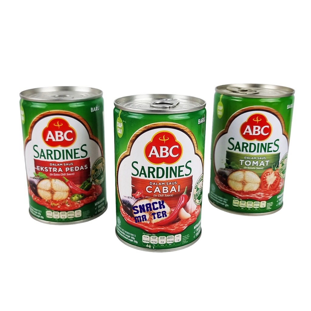 

ABC Sarden Saus Cabai JUMBO- Netto 425 gr