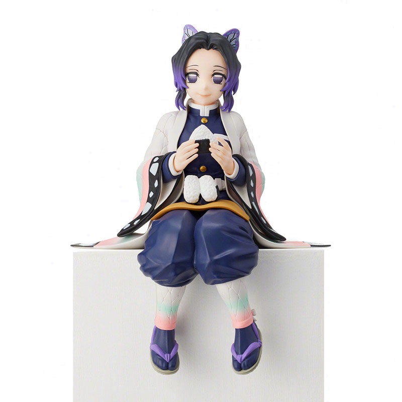 Mainan Action Figure Anime Demon Slayer Nezuko Tanjirou Shinobu Zenitsu Hashibira Inosuke Eat Rice Ball Kimetsu No Yaiba Bahan PVC