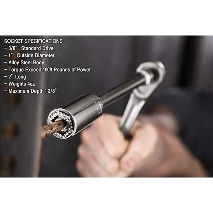 A UNIVERSAL SOCKET WRENCH MULTIFUNGSI