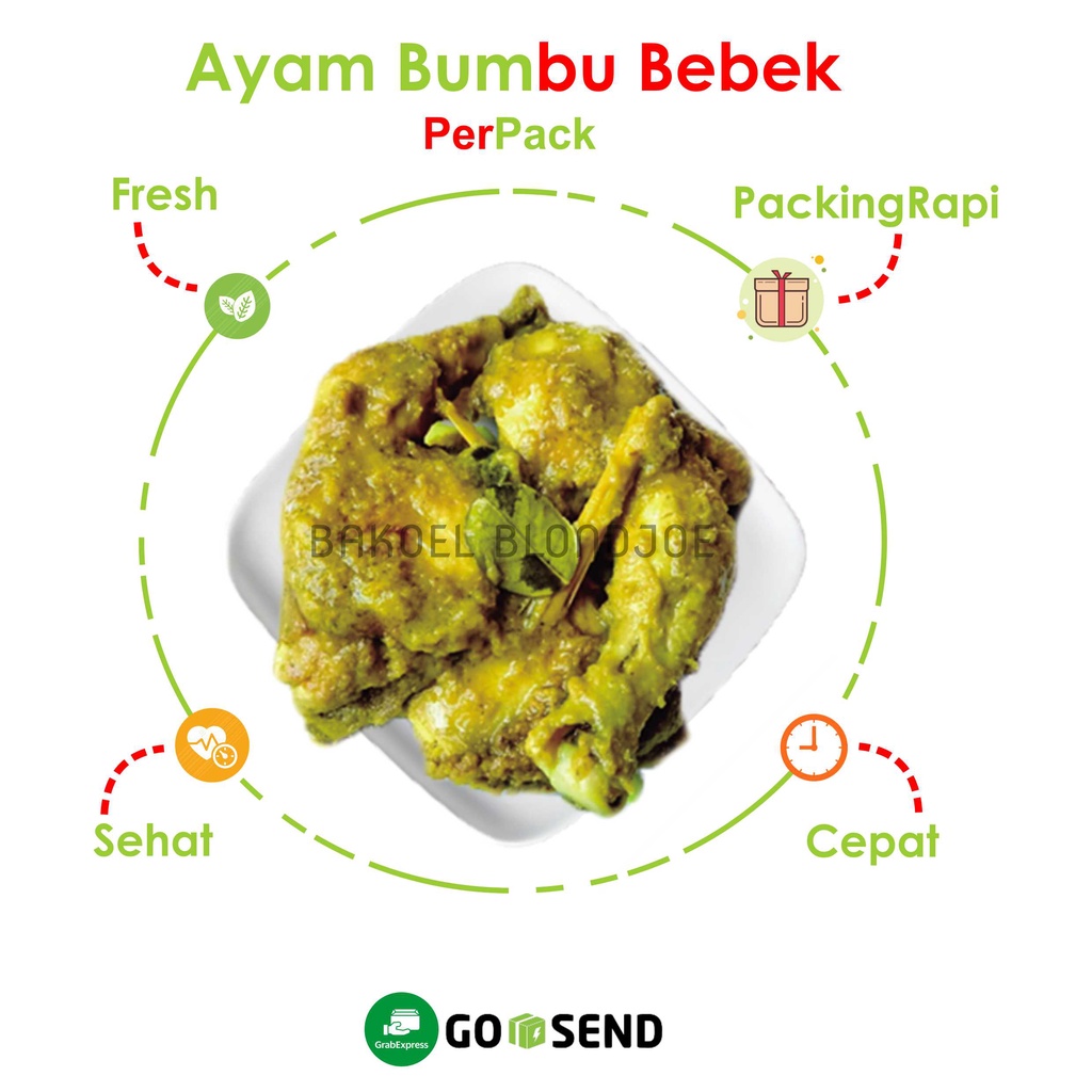 

AYAM BUMBU BEBEK GURIH ENAK TINGGAL GORENG BAKOELBLONDJOE BEST SELLER