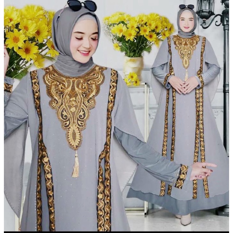 ABAYA PREMIUM SHEREEN SERIES 3 ABAYA ARAB ABAYA MEWAH ABAYA GAMIS ARAB