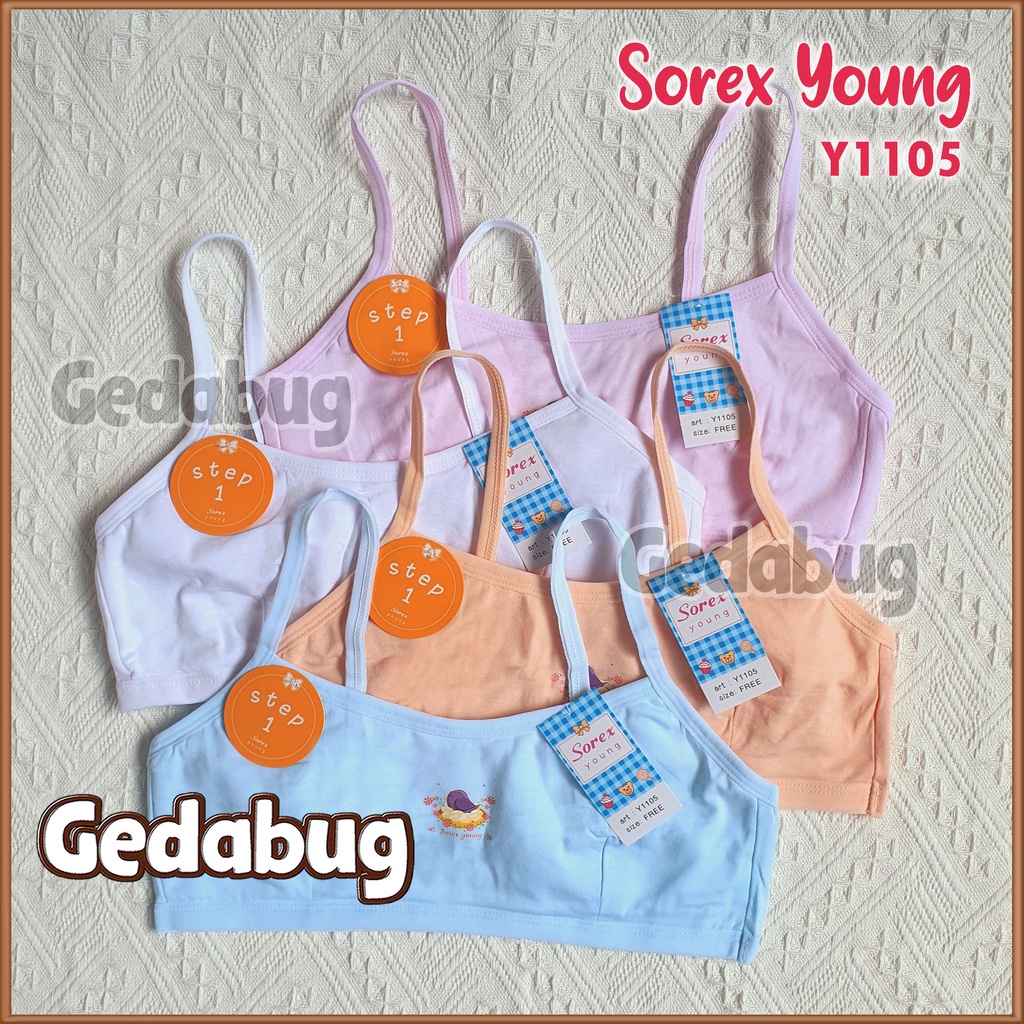 3 Pcs - Sorex Young Y 1105 Miniset Anak Remaja Y1105 Step 1 Freesize Tanpa Kawat