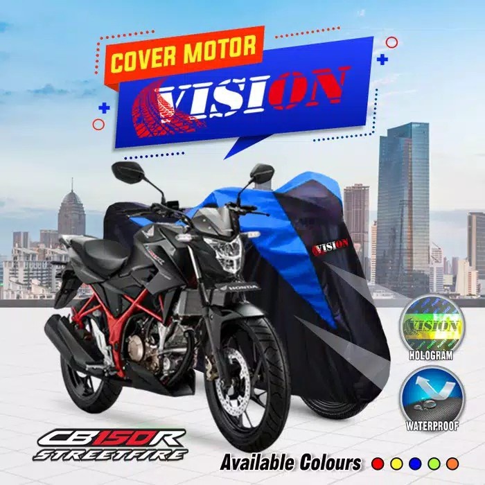 COVER SARUNG MOTOR HONDA CB150R WATERPROOF ANTI AIR KUALITAS OUTDOOR