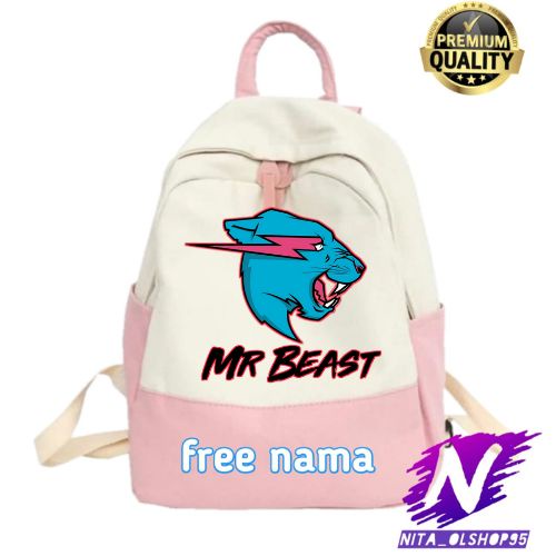 tas ransel sekolah anak mr beast