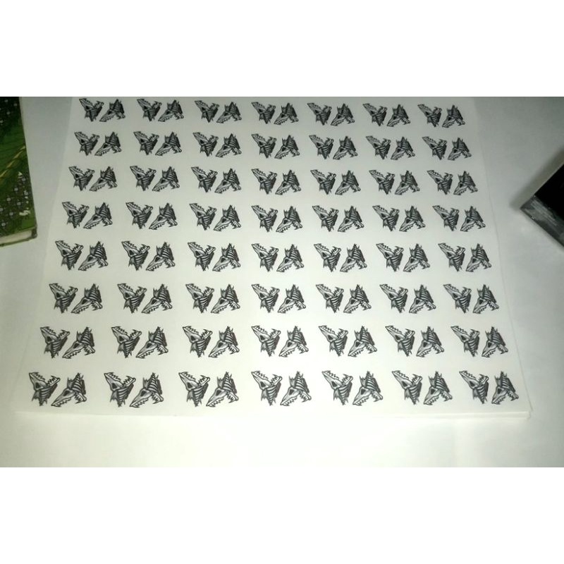 Stiker Air Umpan  Dan Joran Custom Jaws Frog