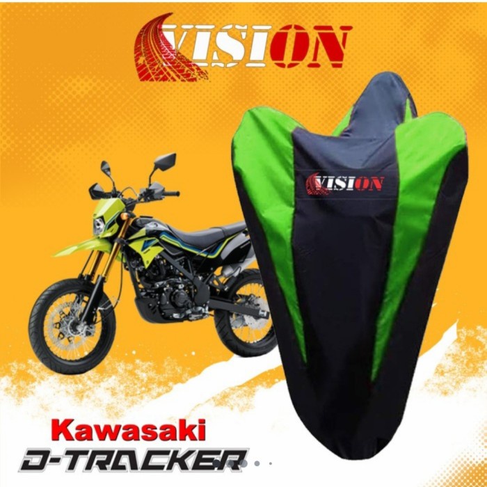 COVER MOTOR VISION D-TRACKER OUTDOOR TIDAK LUNTUR &amp; WATERPROOF