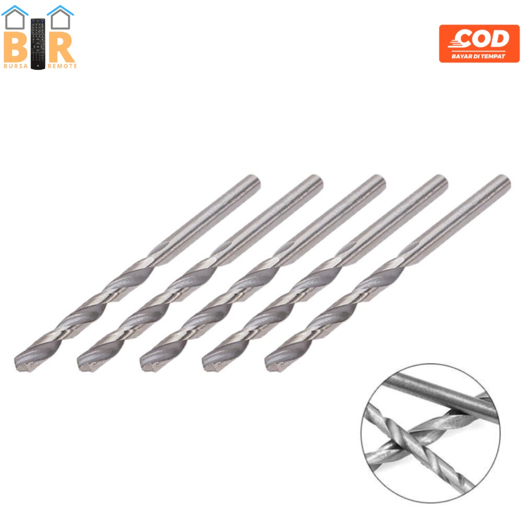 Mata Bor Besi Beton HSS Baja Tembok Kayu Hole Saw Drill Bit Tahan Karat 1MM - 8.5MM