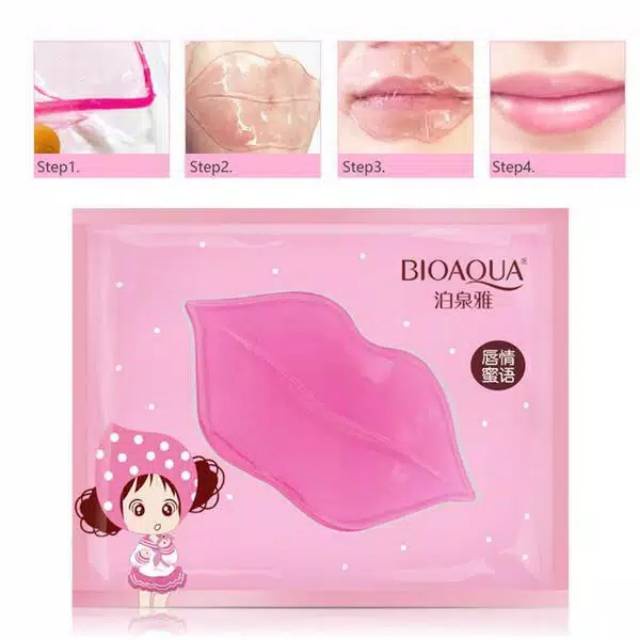 Bioaqua Pink Collagen Nourish Lips Lip Membrane Mask