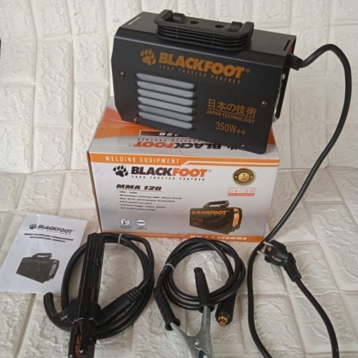 BLACKFOOT MESIN TRAVO LAS LISTRIK 350 WATT INVERTER 120A MMA