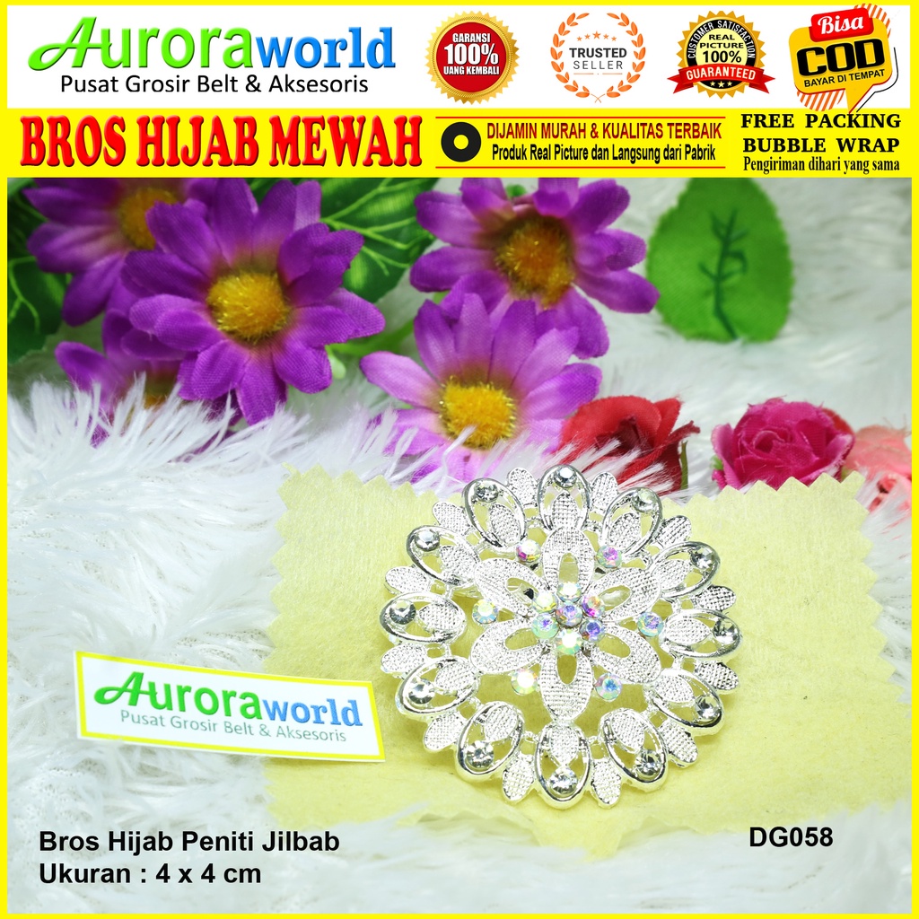 Auroraworld Bros Mutiara Bros Hijab Mewah Kualitas Super bisa COD