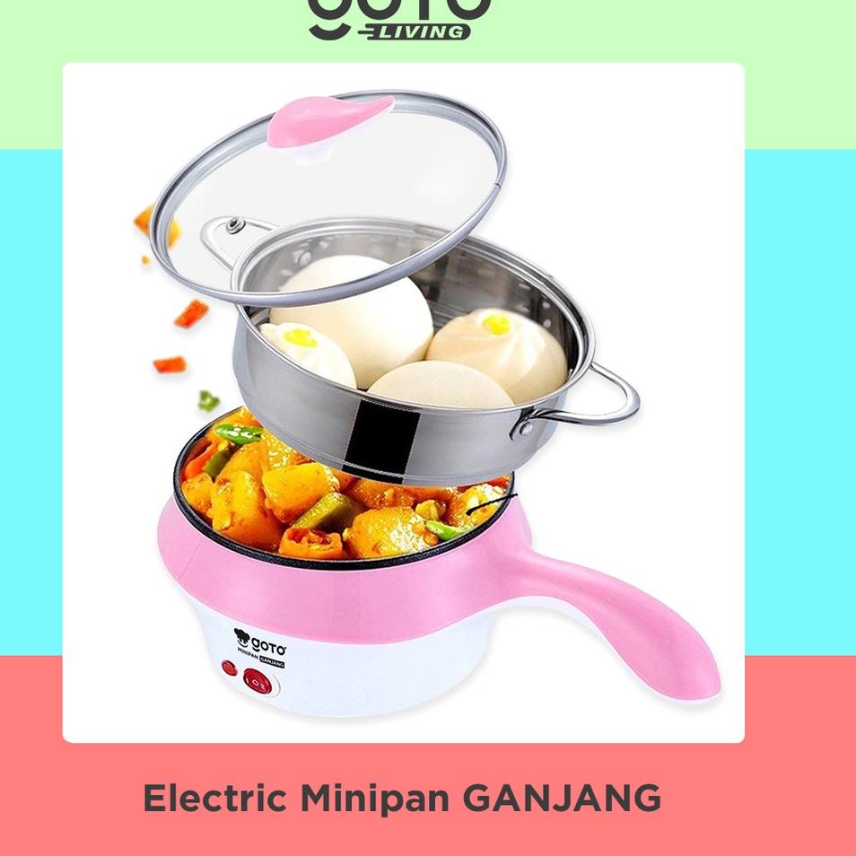 Jual Paket Baru Goto Ganjang Panci Listrik Elektrik Fry Pan Serbaguna