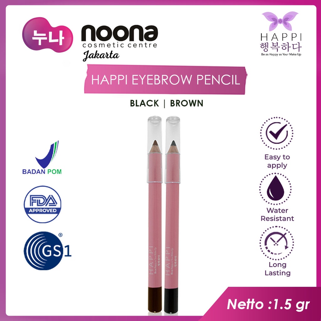 HAPPI EYEBROW PENCIL 1.5 GR -NJ