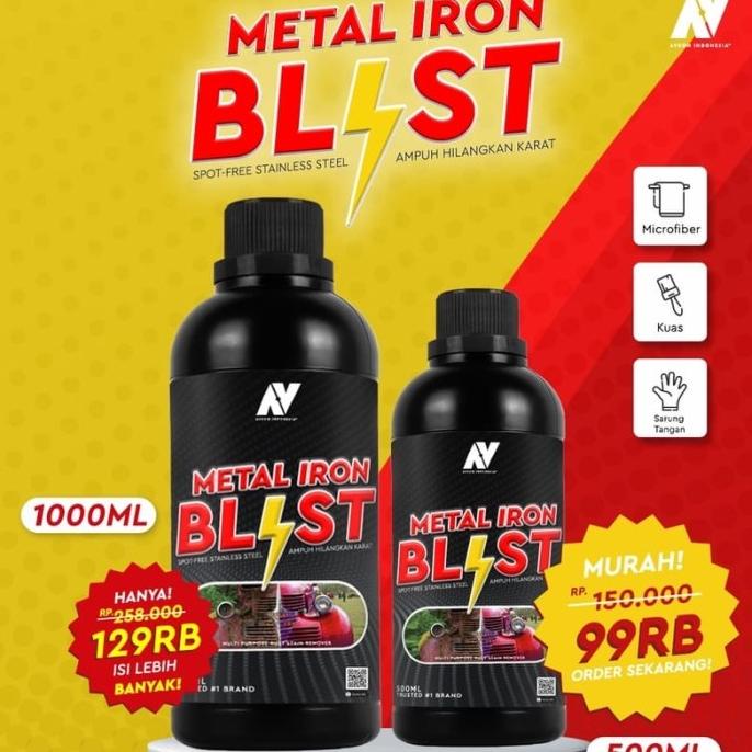 TERMURAH AVEON RUST BLAST METAL IRON BLAST_PEMBERSIH KERAK KARAT PADA KENDARAAN