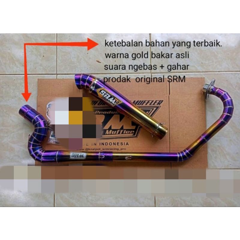 Knalpot srm Pnp Fu