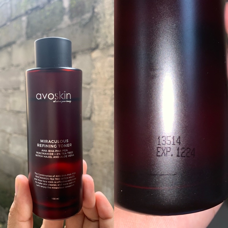 Preloved avoskin miraculous refining toner
