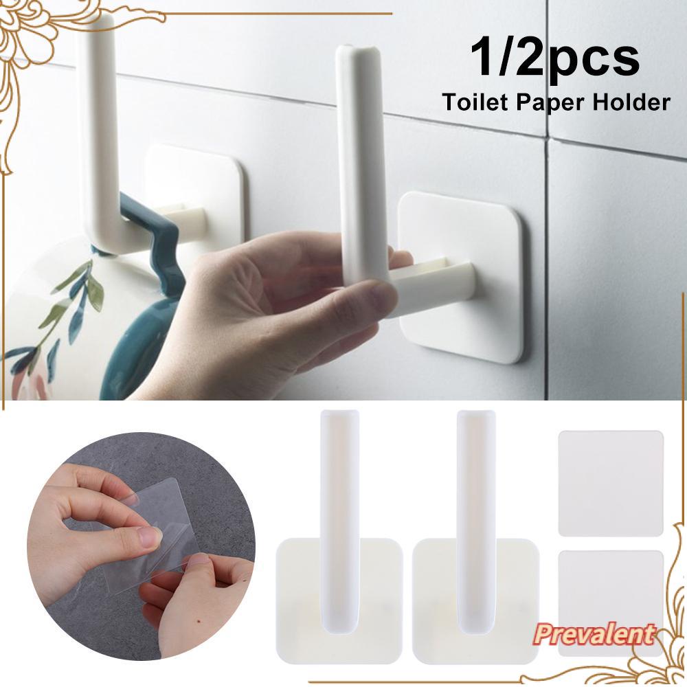 Preva 1/2PCS Tempat Kertas Toilet Aksesoris Dapur Perekat Diri Rak Penyimpanan Talenan