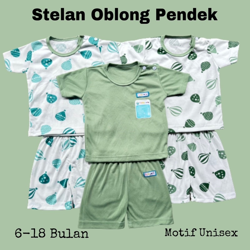 Stelan baju oblong Pendek dan celana per 3 stel atau 1 stel SNI promo 9.9