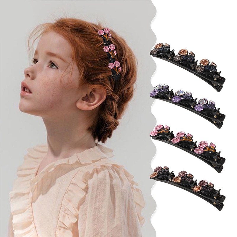 Manis Warna Kristal Musim Semi Rambut Klip Pin Handmade Manik-Manik Jepit Rambut Untuk Wanita Gadis Fashion Sederhana Aksesoris Rambut Hiasan Kepala