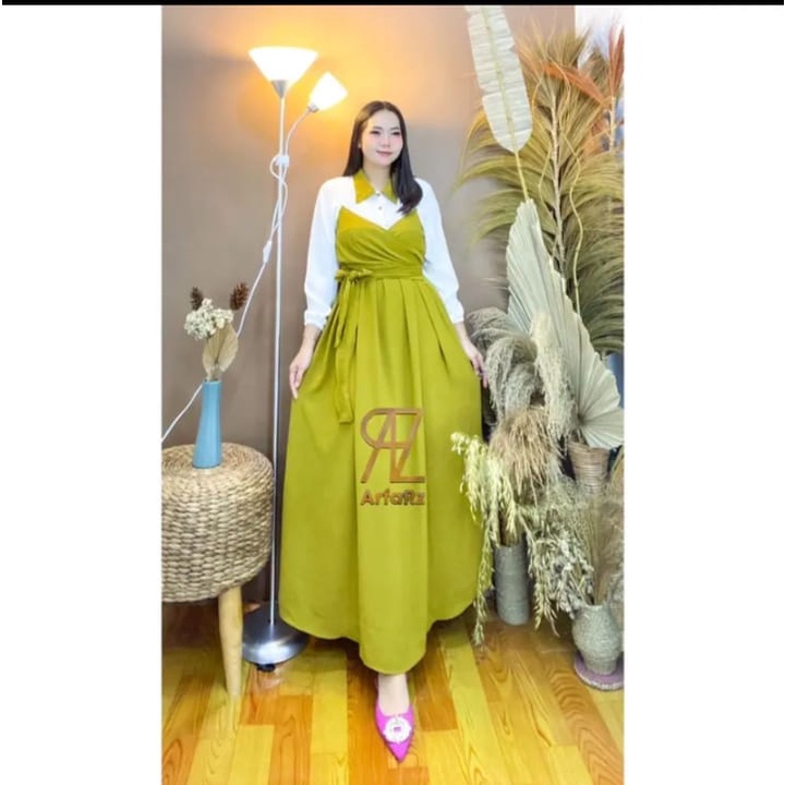Gamis Wanita Terbaru / Gamis Lebaran Wanita 2026 / Gamis Elegant kekinian simpel mewah / Long dres k