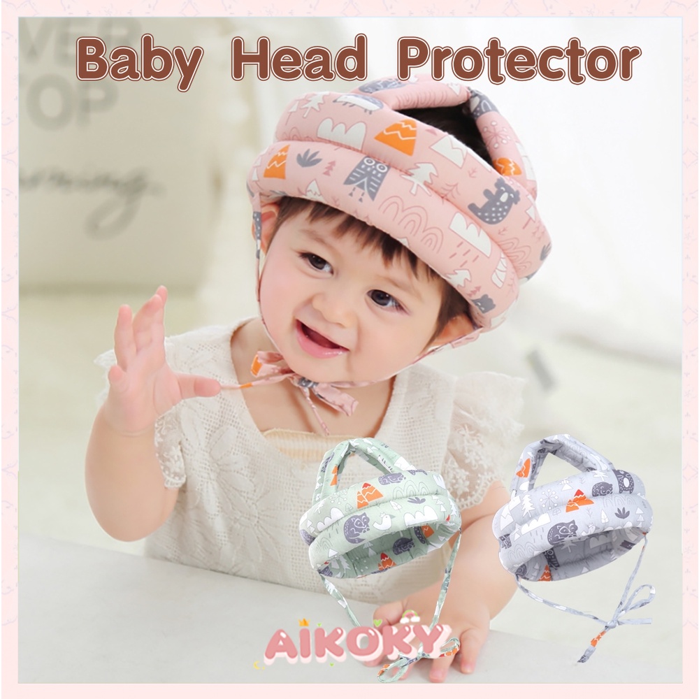 AIKOKY Topi Helm Pelindung Kepala Bayi/Baby Head Protector/Bayi Balita Anti Fall Cap