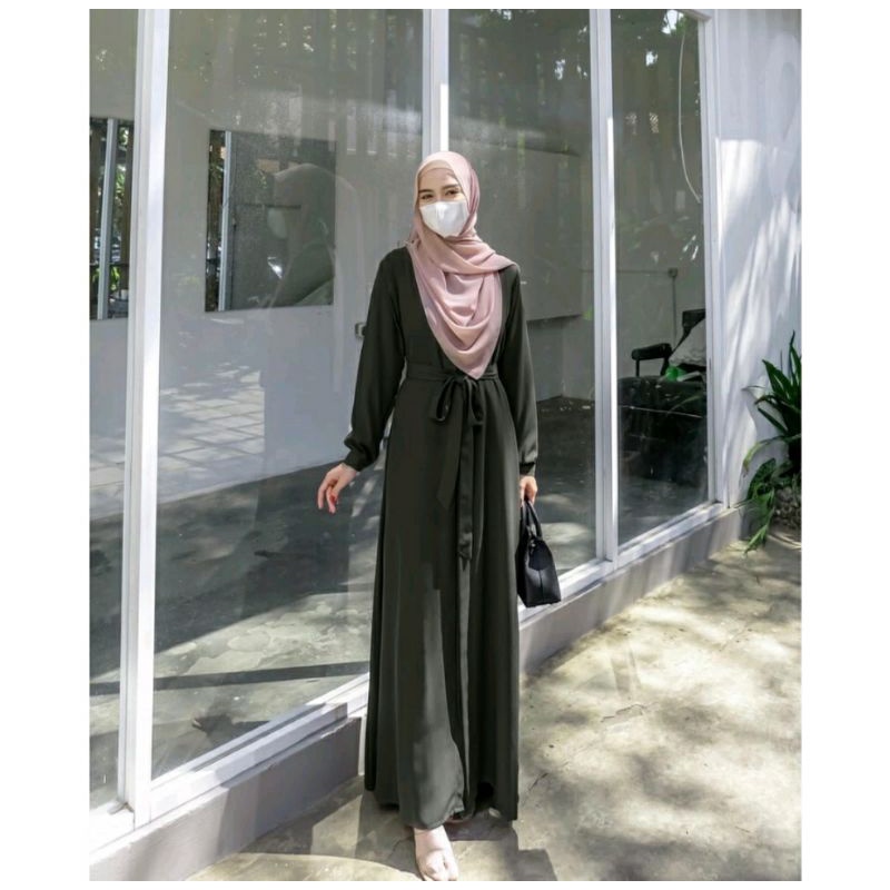 KINAN DRESS ELMIZA BLACK SIZE S