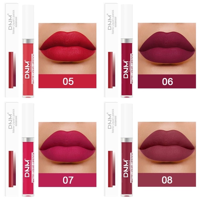 SUPER LENGKAP STOK 01-19 GRATIS ONGKIR TERMURAH PALING {Bisa kirim instant COD Medan Termurah}DNM MATTE LIPCREAM LIQUID LIPSTICK WATERPROOF &amp; LONG LASTING