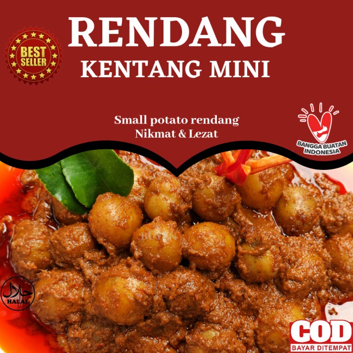 

⭐BISA COD⭐ Makanan Instant Siap Saji Rendang Kentang Mini