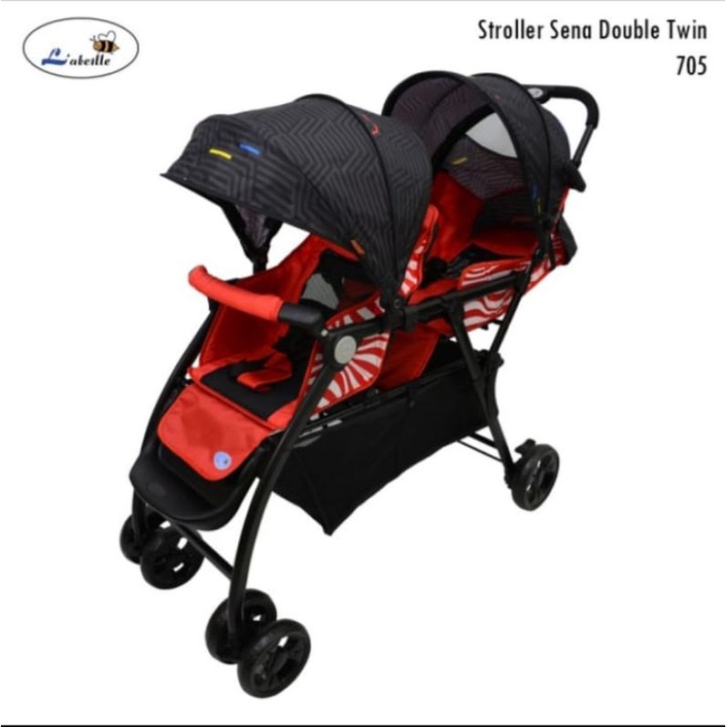 LABIELLE 705 stroller Sena Double Twin / kereta dorong baby kembar