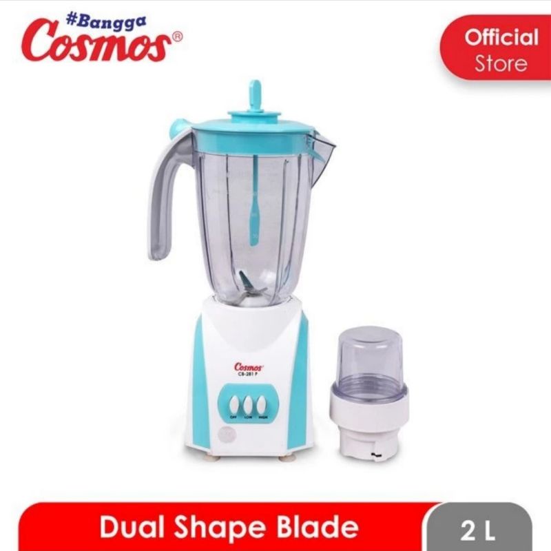 BLENDER PLASTIK COSMOS CB-281 P 2 IN 1 CB 281P