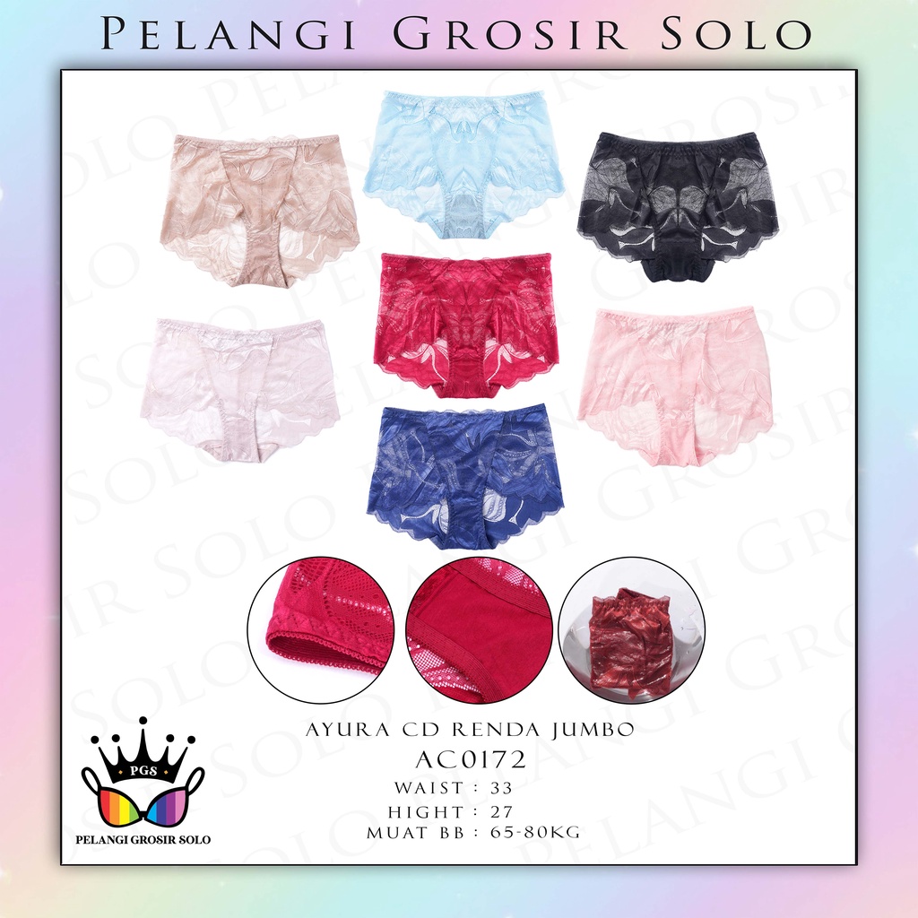 CD Cewek Jumbo Renda AC0172 [3pcs]