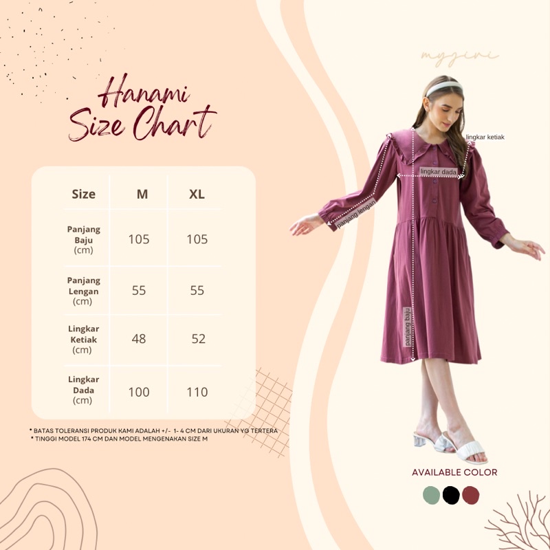 HANAMI MIDI DRESS BY MYJIVI