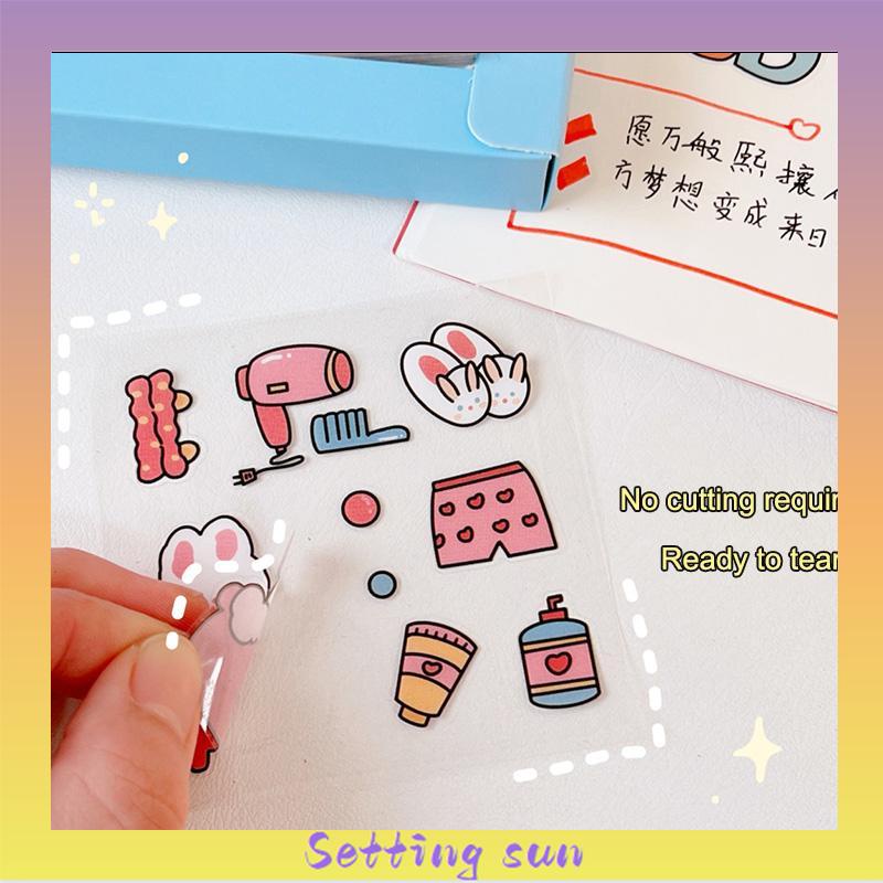 20pcs Stiker Kartun Lucu Untuk Dekorasi Notebook DIY Sticker Stationady TN