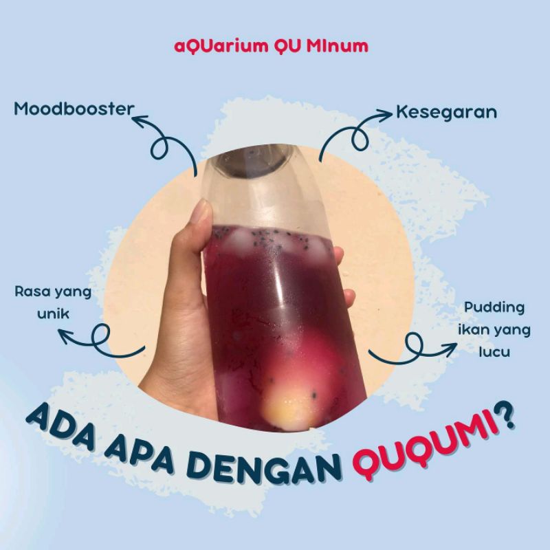

QUQUMI - Minuman segar sari buah dengan puding susu