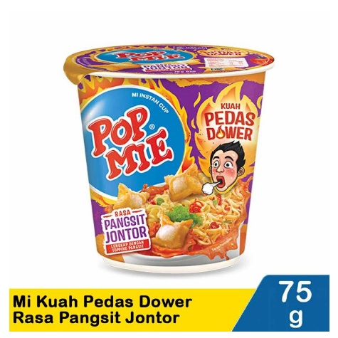 

POP MIE KUAH PEDAS DOWER PANGSIT JONTOR 75GR