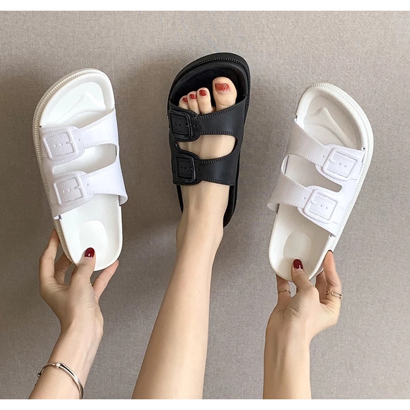 Sandal Wanita EF05 CHigh Quality Sandal Slip On Style Korea Real Pict ACC